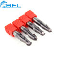BFL-Vollhartmetall-Kugelkopffräser, Beschichtung für die Metallbearbeitung, Kugelkopffräser